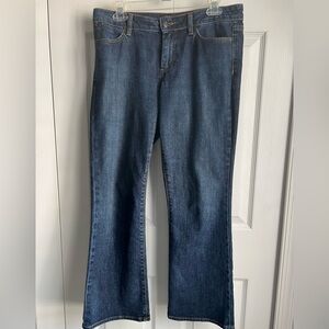 Talbots Petite Curvy Boot Blue High Waist 5 pocket Jeans  Sz 8P/29